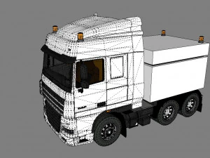 daf fx mammoet 3D Model