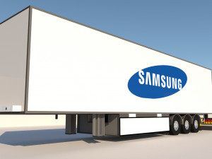 samsung trailer 3D Model