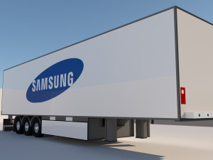 samsung trailer 3D Model