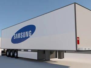 трейлер самсунга 3D Модель