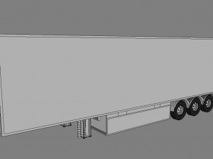samsung trailer 3D Model