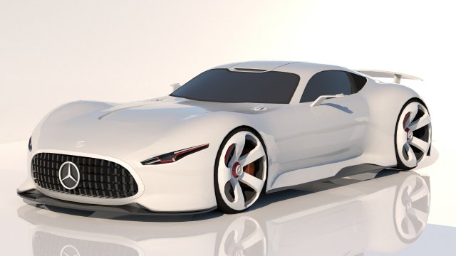 3d mercedes benz turismo concept 3D Model .c4d .max .obj .3ds .fbx .stl .blend 