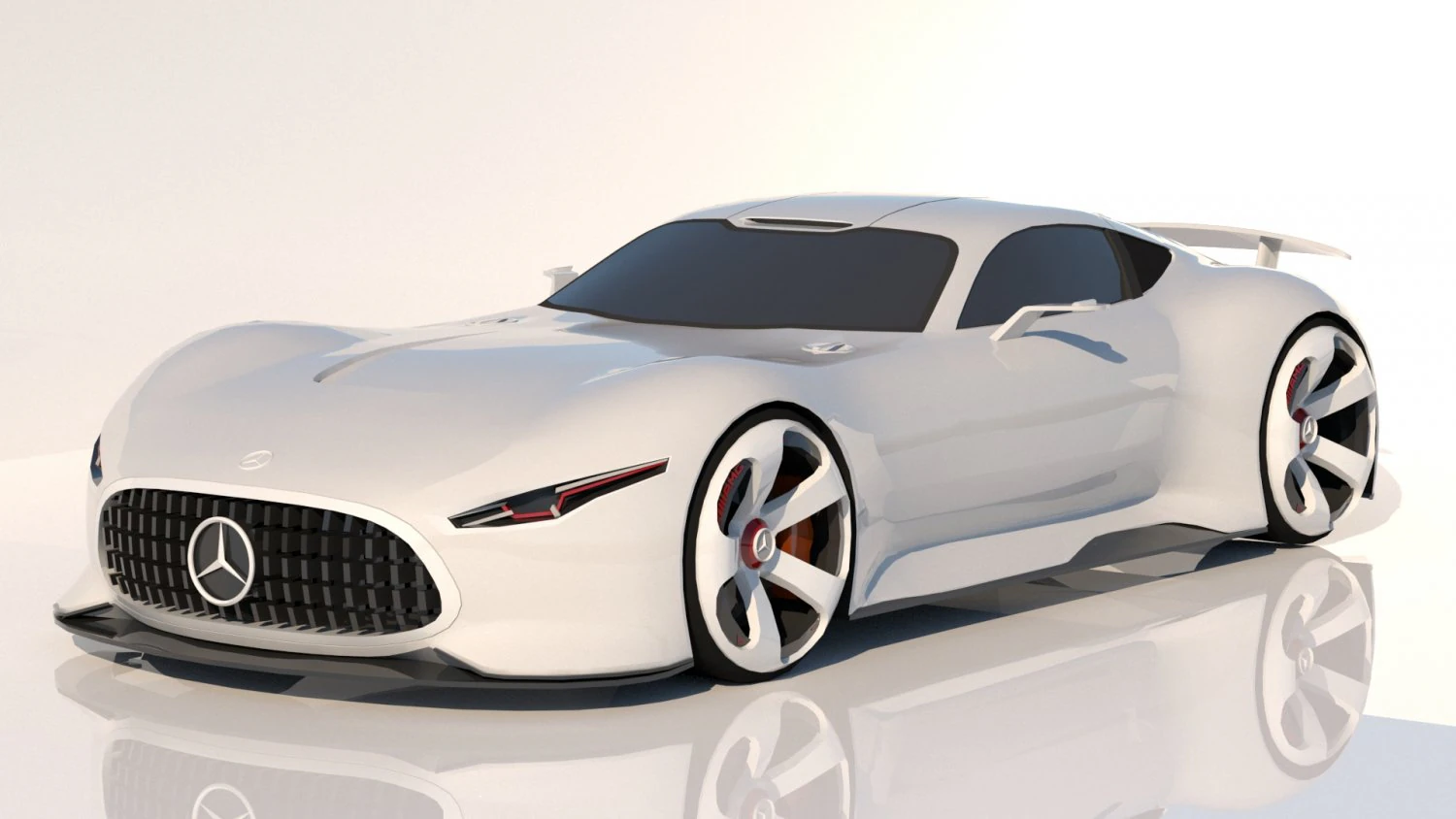 3d mercedes benz turismo concept 3D Model .c4d .max .obj .3ds .fbx .stl .blend 