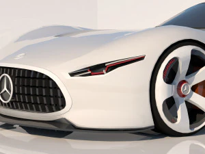 3d mercedes benz turismo concept 3D Model