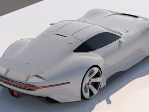 3d mercedes benz turismo concept 3D Model