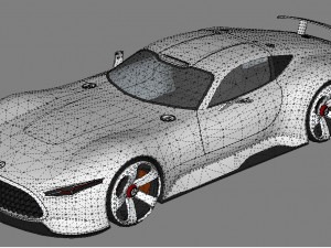 3d mercedes benz turismo concept 3D Model