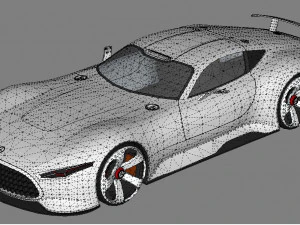 3d mercedes benz turismo concept 3D Model