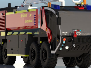 3d firetruck airport 2 Modelo 3D