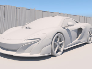 mclaren gt 3d 3D 모델