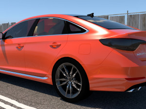 hyundai sonata model 3D Model
