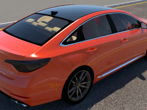 hyundai sonata model 3D Model