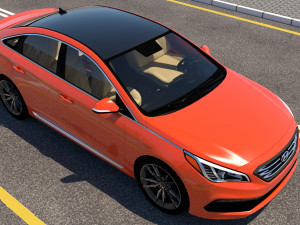 hyundai sonata model 3D Model