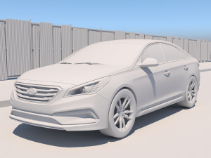 hyundai sonata model 3D Model