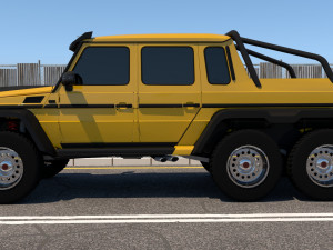 mercedes benz g63 amg 6x6 3D 모델