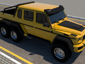 mercedes benz g63 amg 6x6 3D 모델