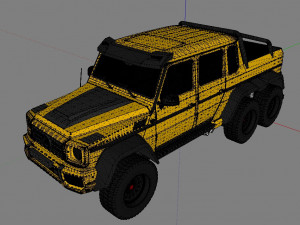 mercedes benz g63 amg 6x6 3D 모델