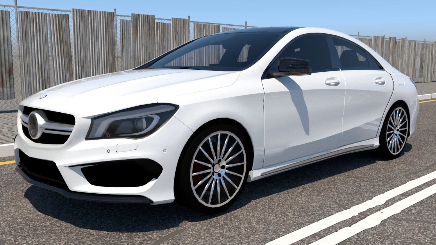 mercedes benz cla45 amg 2019 3D Model .c4d .max .obj .3ds .fbx .stl .blend 