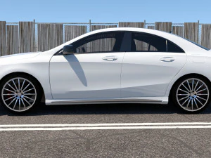mercedes benz cla45 amg 2019 3D Model