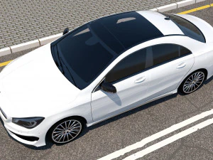 mercedes benz cla45 amg 2019 3D Model