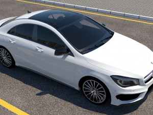 mercedes benz cla45 amg 2019 3Dモデル