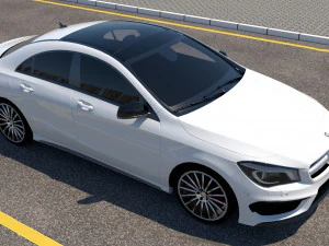 mercedes benz cla45 amg 2019 3D Model