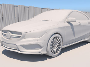 mercedes benz cla45 amg 2019 3Dモデル