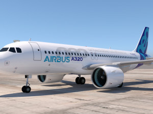 airbus a320 neo 3d Modelo 3D