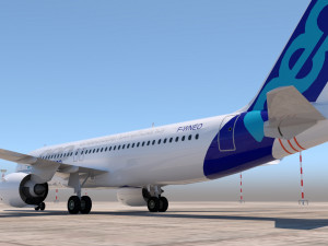 airbus a320 neo 3d Model 3D