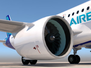 airbus a320 neo 3d Model 3D