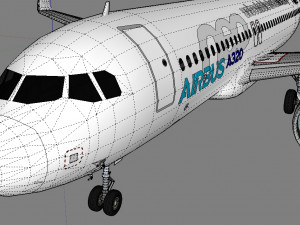 airbus a320 neo 3d Model 3D