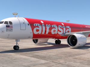 3d airasia a321 neo 3D Model