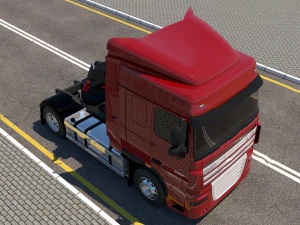 daf xf crane 3D Model