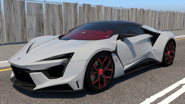 3d w-motors fenyr 3Dモデル .c4d .max .obj .3ds .fbx .stl .blend 