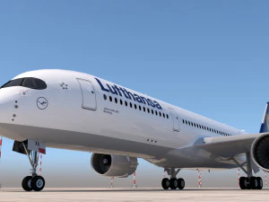 lufthansa a350-900 3d 3D Model
