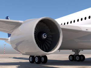 lufthansa a350-900 3d 3D Model