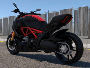 ducati diavel 3d Model 3D