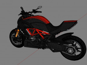 ducati diavel 3d Model 3D