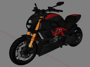 ducati diavel 3d Model 3D