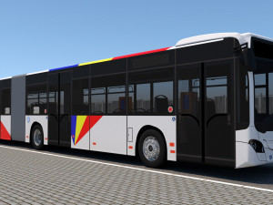 mercedes benz citaro g 3D Model