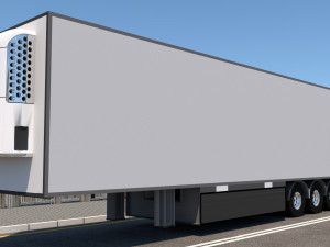 trailer fridge Model 3D