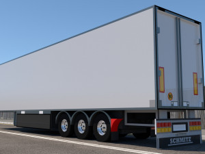 trailer fridge 3D Модель