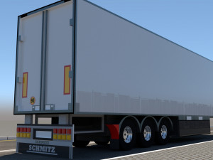 trailer fridge 3D Модель