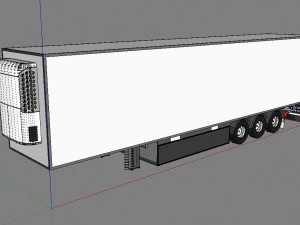 trailer fridge 3D Model