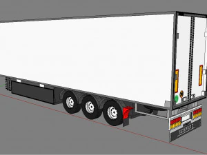 trailer fridge 3D Model