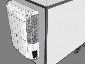 trailer fridge 3D Model