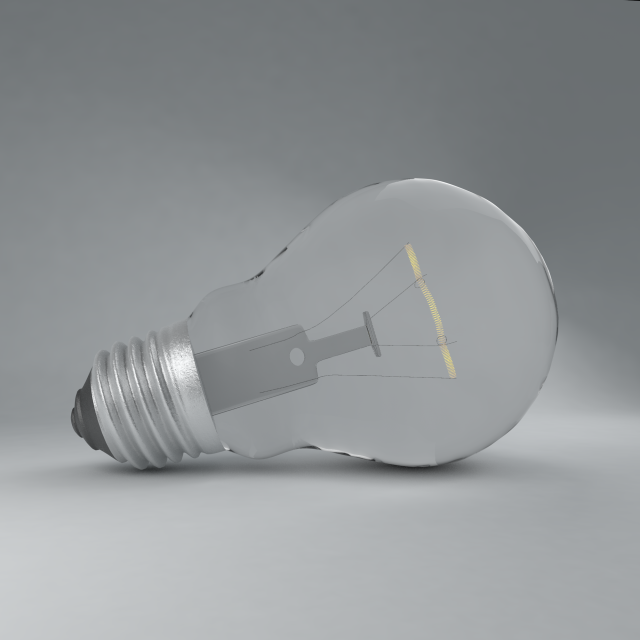 light bulb Model 3D .c4d .max .obj .3ds .fbx .stl .blend 
