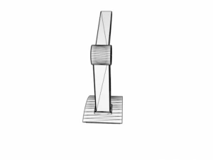 led table lamp 3D Model