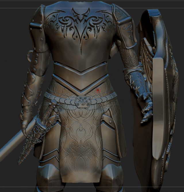 armor for knight Modelo 3D .c4d .max .obj .3ds .fbx .stl .blend 