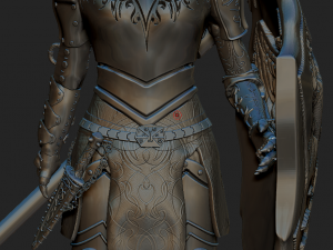 armor for knight 3D 모델