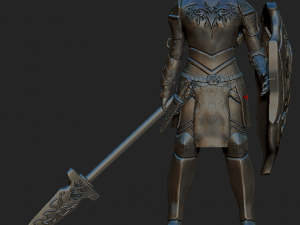 armor for knight Modelo 3D
